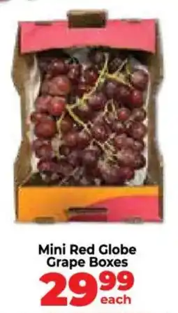 Food Lover's Market Mini Red Globe Grape Boxes offer