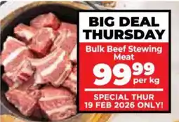 Food Lover's Market Bulk Beef Stewing Meat offer