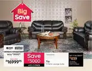 Bradlows Grafton Everest Tia 3 Piece Lounge Suite offer