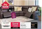 Bradlows Barbados 6 Piece Corner Lounge Suite 10298854001 offer