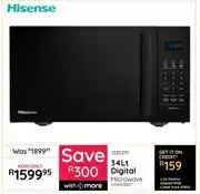 Bradlows Hisense 34Ltr Digital Microwave H34MOBS17 10302111 offer