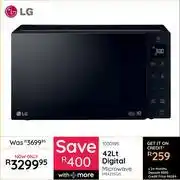 Bradlows LG 42Ltr Digital Microwave MS4235GIS 10110195 offer