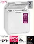Bradlows Defy 195Ltr White Chest Freezer DMF470 10016010 offer