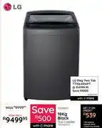 Bradlows LG 18Kg Black Top Loader T18V1NDHT2 10298851 offer