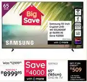 Bradlows Samsung 65(165cm) QLED Google TV 65Q6600H 10310808 offer