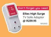 Bradlows Ellies High Surge TV Safe Adaptor 10122552 offer