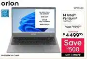 Bradlows Orion 114 Intel Pentium Laptop 10319698 offer