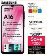 Bradlows Samsung Galaxy A16 Dual Sim Smartphone 10301416 offer
