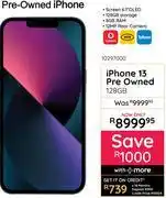 Bradlows Apple iPhone 13 Pre Owned 128GB Smartphone 10297000 offer