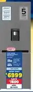 Russells Defy 323L Fridge Freezer (Metallic) WD DAC627 10117065 offer