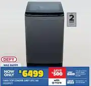 Russells Defy 14Kg Top Loader Grey DTL160 10259071 offer