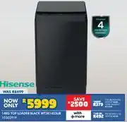 Russells Hisense 14Kg Top Loader Black WT3K1423UB 10302919 offer