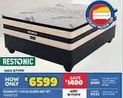 Russells Restonic Bazaruto 152cm Queen Bed Set 10020125 offer