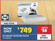 Russells Sealy My Memory Ventilated Pillow 10120993 offer