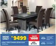 Russells Luna 7 Piece Dining Room Suite 10303441 offer