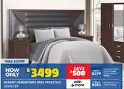 Russells Albany Headboard & Pedestals 10302739 offer