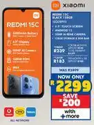 Russells Xiaomi Redmi 15C Black 128GB Smartphone offer