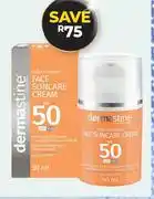 Dis-Chem Dermastine Face Suncare Cream SPF50-50ml offer