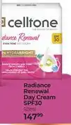 Dis-Chem Celltone Radiance Day Cream SPF30-50ml offer