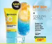 Dis-Chem Garnier Super UV Cooling Watergel Sunscreen SPF50+-30ml offer