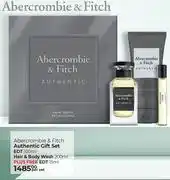 Dis-Chem Abercrombie & Fitch Authentic Gift Set (EDT 100ml Hair & Body Wash 200ml Plus Free EDT 15ml)-Per Set offer