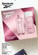 Dis-Chem Reebok Activate Your Senses For Her Gift Set (EDT 100ml Plus Shower Gel 250ml)-Per Set offer