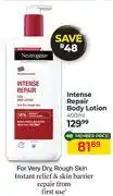 Dis-Chem Neutrogena Intense Repair Body Lotion-400ml offer