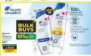Dis-Chem Head & Shoulders Shampoo Or Conditioner-For 2 x 400ml/360ml/300ml/275ml offer