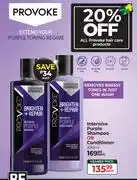 Dis-Chem Provoke Intensive Purple Shampoo Or Conditioner-200ml offer