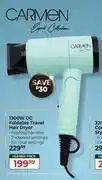 Dis-Chem Carmen 1300W DC Foldable Travel Hair Dryer offer