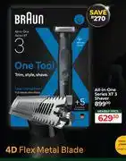 Dis-Chem Braun All In One Series XT 3 Shaver offer