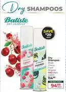 Dis-Chem Batiste Dry Shampoo Blush Cherry Fresh Original & Bare-200ml offer