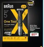 Dis-Chem Braun All In One Series XT 5 Electric Shaver offer
