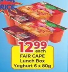 M.A Powertrade Fair Cape Lunch Box Yoghurt offer