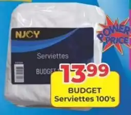 M.A Powertrade Budget Serviettes offer