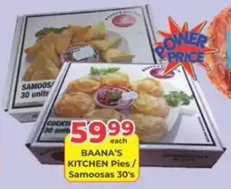 M.A Powertrade Baana's Kitchen Pies/ Samoosas offer