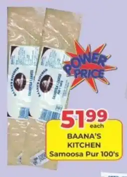 M.A Powertrade Baana's Kitchen Samoosa Pur offer