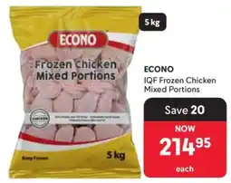 Makro ECONO IQF Frozen Chicken Mixed Portions offer