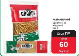 Makro Pasta Grandé offer