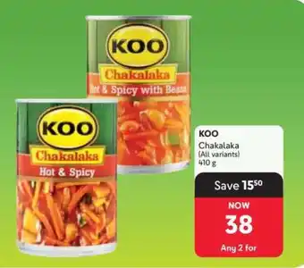 Makro KOO CHAKALAKA offer