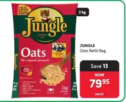 Makro JUNGLE Oats Refill Bag offer