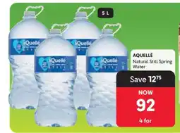 Makro AQUELLÉ Natural Still Spring Water offer