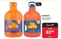 Makro Brookes Oros Squash offer
