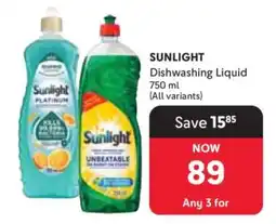 Makro Sunlight Dishwashing Liquid offer