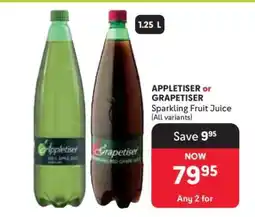 Makro Appletiser or Grapetiser offer