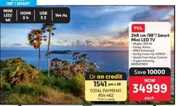 Makro TCL 248 cm (98”) Smart Mini LED TV offer