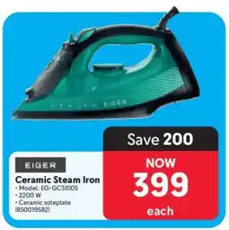 Makro Eiger Ceramic Steam Iron offer