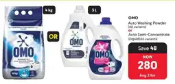 Makro OMO Auto Washing Powder or Auto Semi-Concentrate Liquid offer