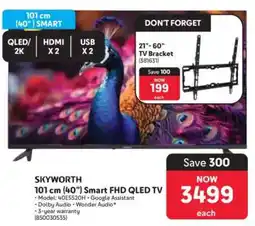 Makro SKYWORTH 101 cm (40) Smart FHD QLED TV offer