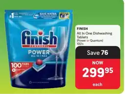 Makro FINISH All-in-one Dishwashing Tablets offer